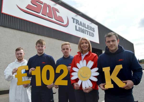 SDC Trailers raise Â£102k for Cancer Fund for Children