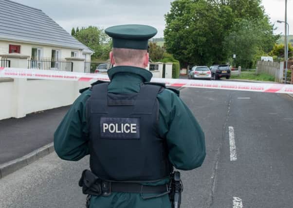 PACEMAKER BELFAST   18/06/2015The scene at Glenrandel in Eglinton village outside Londonderry where a bomb was discovered outside the home of a serving police officer in the early hours of Thursday morning. Fifteen homes were evacuated during the alert.