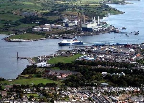 The Port of Larne.  INLT 10-675-CON