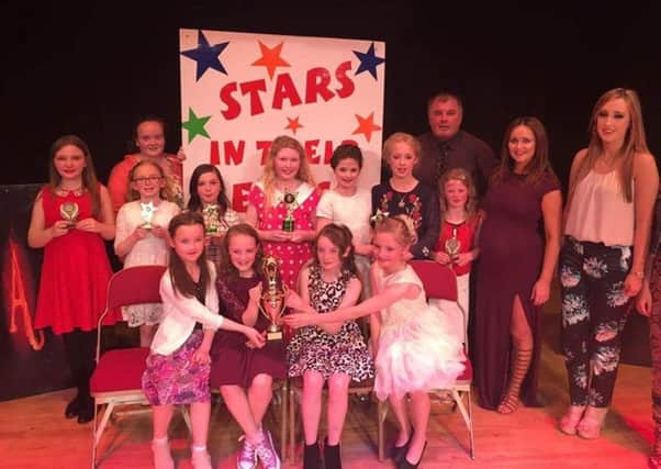 Some of this year's prize winners for Junior Stars in their Eyes