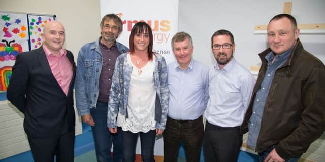 At the closing session of Catchlight Camera Clubs guest lecture series are (l-r): Paul Nugent of firmus energy, Steve Cullen of Carrickfergus CC, Debbie Williamson, Tony McDonnell, Terry McCreesh and Stephen Bassett. INCT 20-703-CON