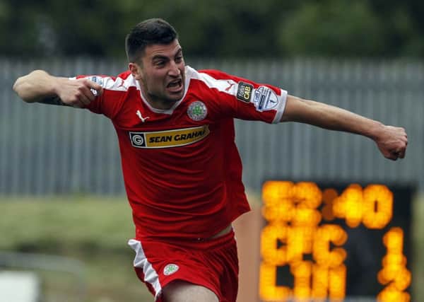 Johnny Flynn has returned to Ballymena United for a second spell. Picture: Pacemaker Press.