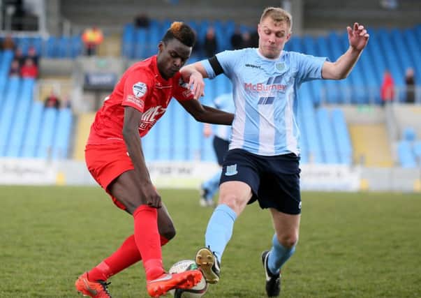 Johnny Taylor is to leave Ballymena United after turning down the offer of a new contract. Picture: Pacemaker Press.