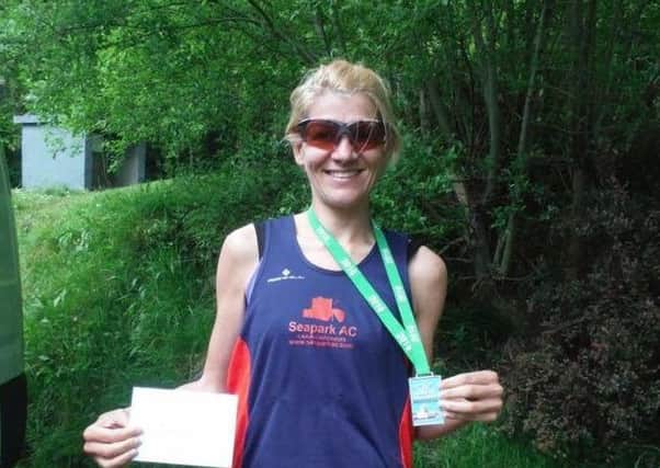 Seapark AC's Gillian Cordner was second female at the Killarney Marathon. INLT 20-923-CON