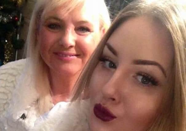 Chloe Rooney and her mother Anita