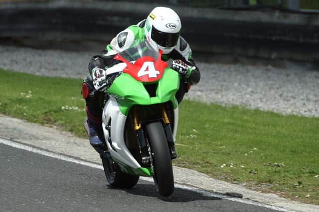 Gerard Kinghan had a double in the Superbike class.