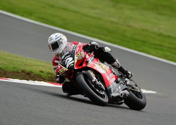 Glenn Irwin was in the points in race one at Brands Hatch. INLT 21-912-CON