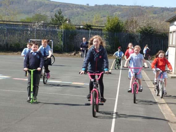 Carrickfergus Central Primary was pleased to see many pupils support the Big Pedal. INCT 21-758-CON