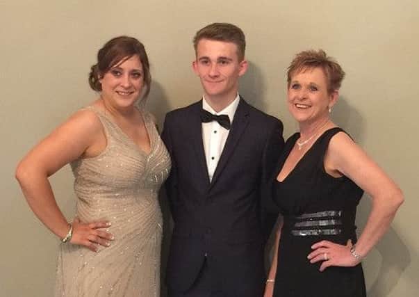 Carrick woman Lorraine Crymble (far right)  will be joined by Tracy Johnson and Nathan Hutchinson for the charity skydive.  INCT 21-741-CON