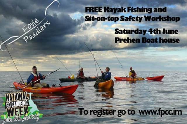 Kayak Fishing workshop coming Prehen Clubhouse.