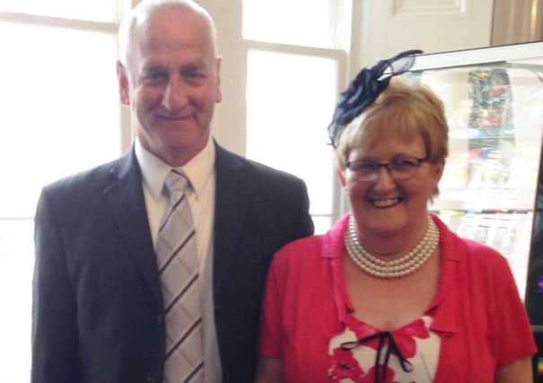 Timothy and Andra Anderson travelled to Buckingham Palace to the Queens birthday celebrations. There was some 7500 guests at it. Timothy received the British Empire Medal
last September at Hillsborough Castle for services to the community in Northern Ireland.