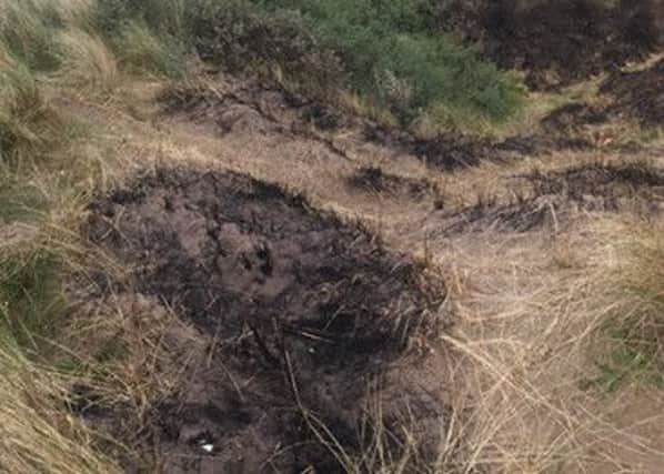 PSNI: This photo shows damage caused to sand hills at Castlerock beach
