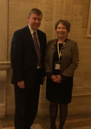 North Antrim DUP MLA Mervyn Storey has meet with recently appointed Northern Ireland Public Services Ombudsman Marie Anderson. INBM23-16S