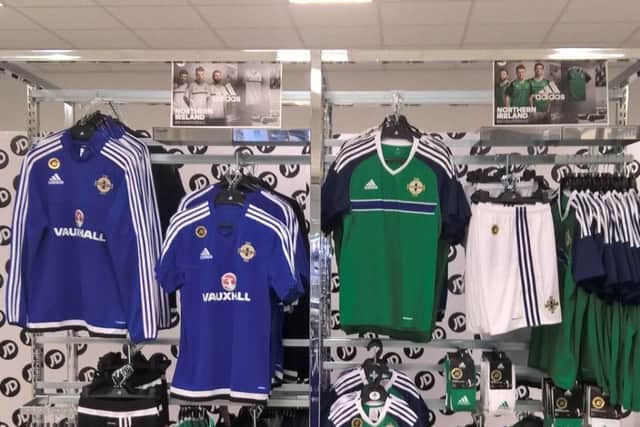 Northern Ireland kits on sale.