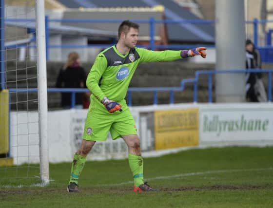 Coleraine's Chris Johns has agreed a new one-year contract. Presseye /Stephen Hamilton