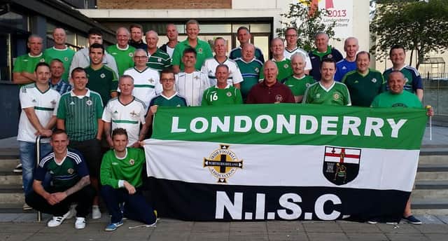 All the Londonderry Branch of the NI Supporters Club members who can't wait to make the trip to France this week, ahead of the European Championships.