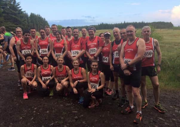 Larne AC members at the East Antrim Harriers Trail Series. INLT 24-901-CON