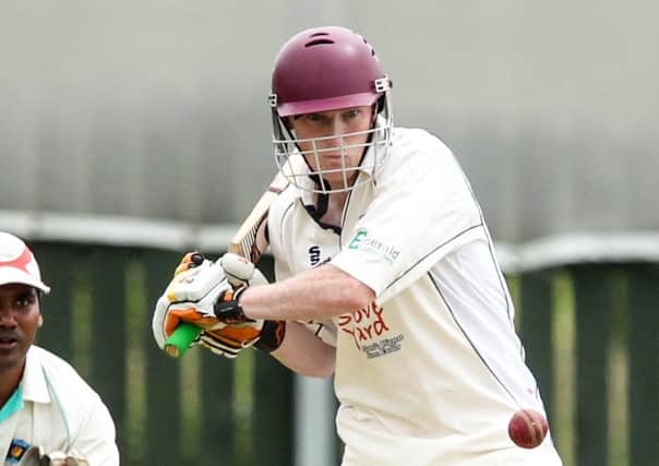 Alex Haggan top-scored with 61 for Carrick in their defeat to Strabane.