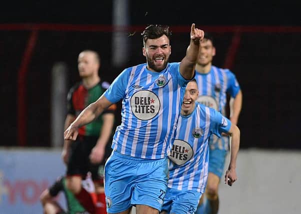 Johnny McMurray has joined Ballymena United from Cliftonville, following a successful spell on loan at Warrenpoint Town. Picture: Pacemaker Press.