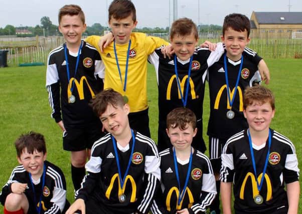 Carniny Youth Under10s who played in the Ballymoney Utd YA Soccer Sevens Tournament last weekend