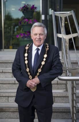 Councillor Brian Bloomfield, MBE, the new Mayor of Lisburn & Castlereagh City Council.