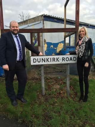 DUP Councillor Mark Baxter and MLA Carla Lockhart welcomed the Dunkirk Road repairs.