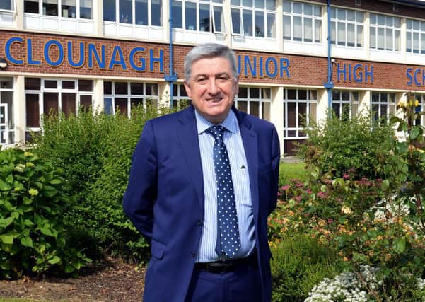 Clounagh Junior High School principal, Mr Trevor Canning who is retiring after 41 years at the school. INPT25-211.