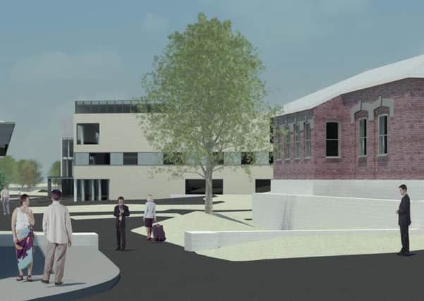 An artist's impression of the new Southern Regional College (SRC) Armagh campus. INPT325-013