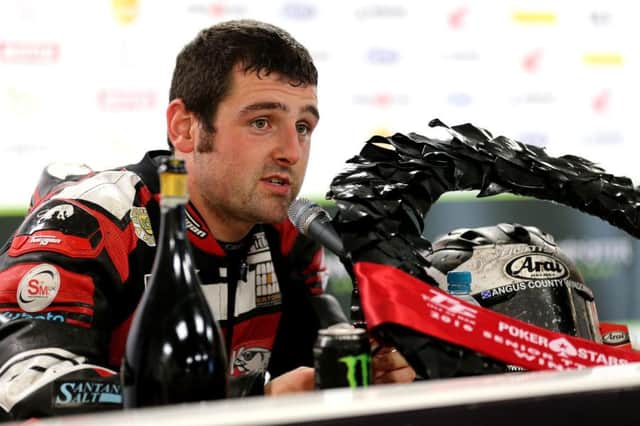 PACEMAKER, BELFAST, 10/6/2016:Michael Dunlop (Hawk Racing BMW) in the press conference following the Senior TT race on the Isle of Man today.
PICTURE BY STEPHEN DAVISON