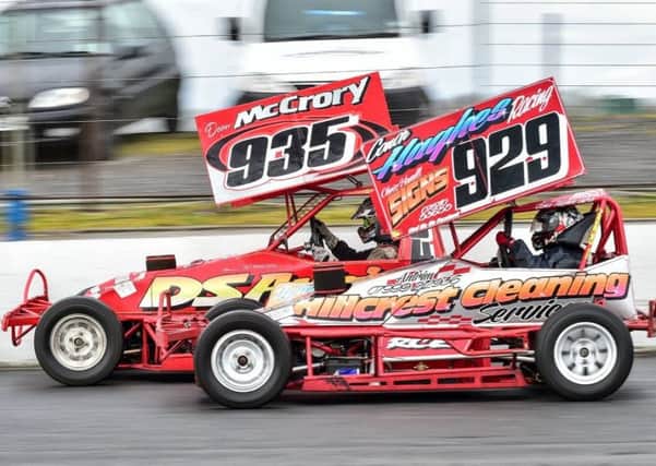 The Norman Cromie Memorial race for F2 Stock Cars takes place at Ballymena Raceway on Friday evening