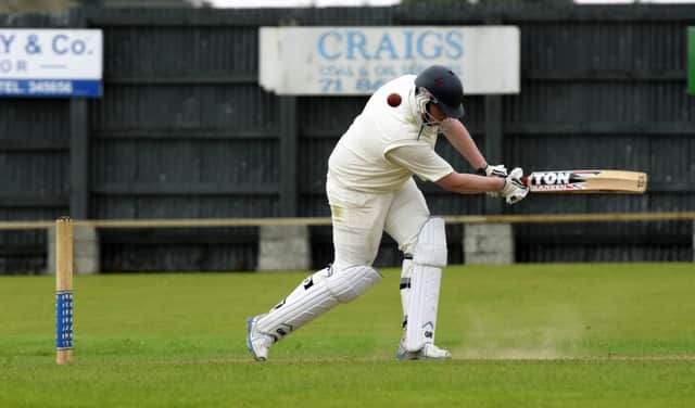 Graham Sweeney batting for Brigade II's during their match against Coleraine. INLS2616-111KM
