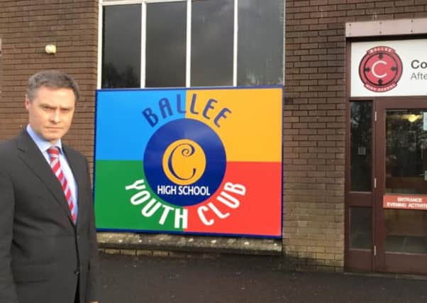 Paul Frew - 'Welcome commitment for Ballee Youth Club'