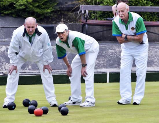 Bowling action between Hilden and Ballywalter US2616-403PM Pic by Paul Murphy