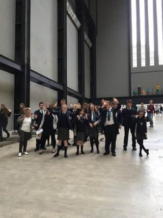Beechlawn pupils pictured at the new Tate modern. INUS Beechlawn