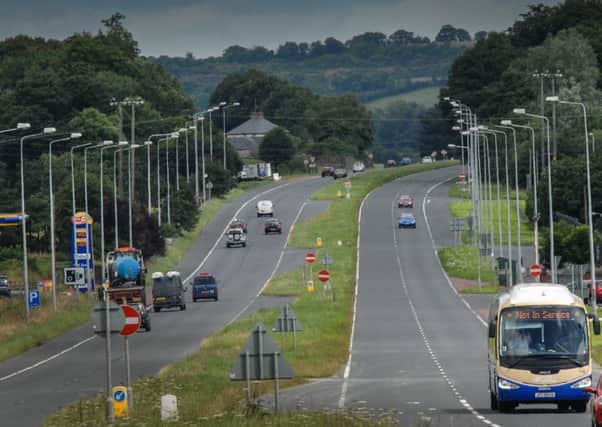 The Cookstown to Moneymore dual carriageway
