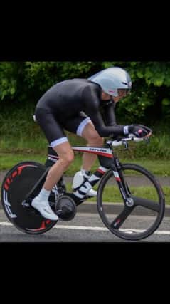 John Madden retained his age group 50 mile Ulster time-trial title. INBM29-16S