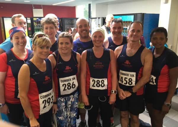Carrick-based Seapark AC members at the Comber 10k. INLT 27-914-CON