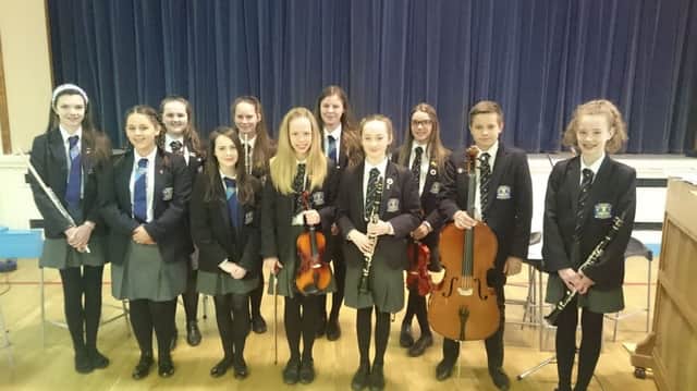 Pupils who took part in Carrickfergus Colleges Music Department's annual recital.  . INCT 27-759-CON