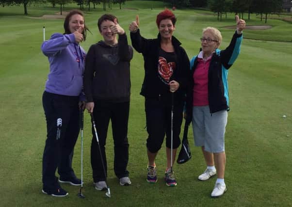 Some of the ladies who completed the six week Ladies Get into Golf incentive at Roe Park. The 2014 Lady Captain Anne OKane is pictured on the far right.