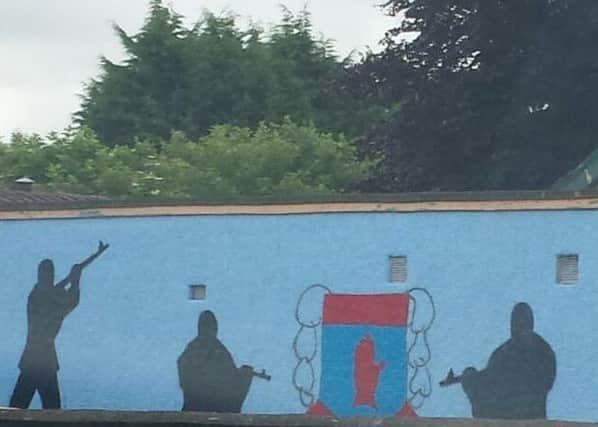 Part of the new UDA mural at Erskine Park