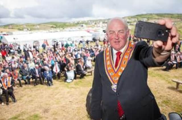 Grand Master of the Grand Orange Lodge of Ireland, Edward Stevenson