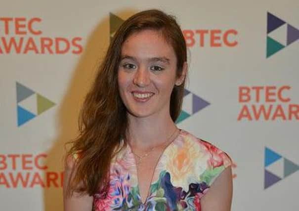 Clare Magowan picked up the Outstanding BTEC Public Services Student of the Year award.  INCT 29-723-CON