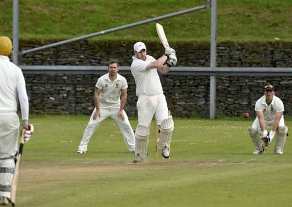 Bonds Glen batsman Graham Boyd pictured in action against Fox Lodge on Sunday. INLS2916-115KM
