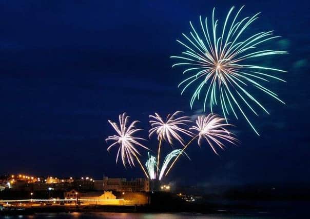 Out with a bang: The Red Sails fireworks.