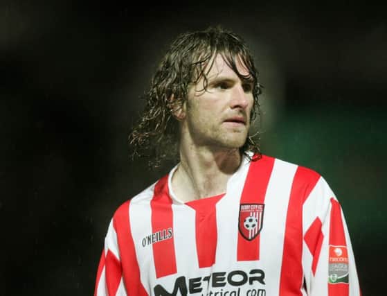 New Glenavon signing, Paddy McCourt, pictured during his Derry City playing days.