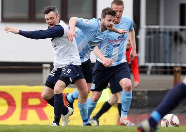 Nathan Hanley has left Ballymena United to join Carrick Rangers. Picture: Press Eye.