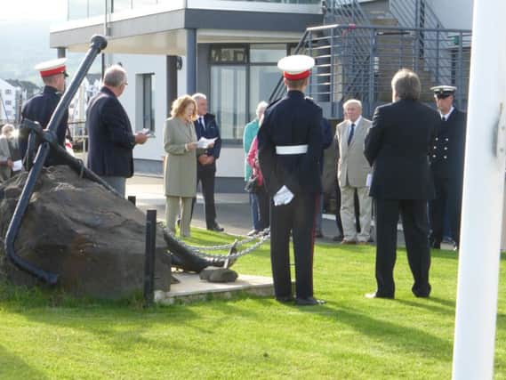 A service of remembrance was held at Carrickfergus Sailing Club to commemorate the cententary of the Battle of the Somme. INCT 30-754-CON