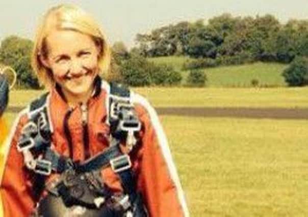 Catharine Maybin pictured after a previous skydive for TinyLife. INLT-31-705-con