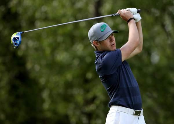 Niall Horan will be one of the stars taking part in the Pro/Am competition at Galgorm Castle on Wednesday, ahead of the NI Open. Picture: INPHO.