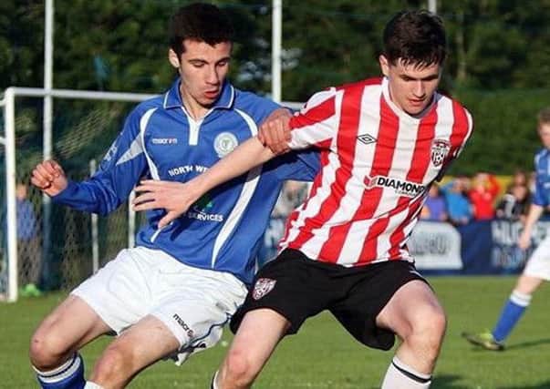Institute's new signing Ryan Doherty is on-loan from Derry City until at least January.